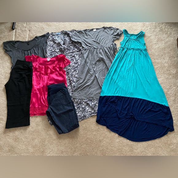 7 piece business casual maternity bundle - Picture 1 of 15